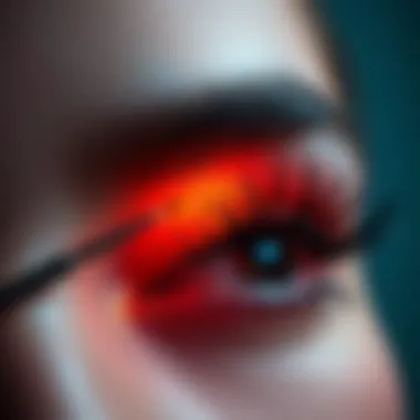 Tools and products for eyelash correction