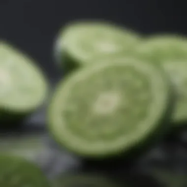 Cooling Cucumber Slices