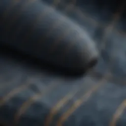 Close-up of AYR jeans fabric showcasing texture and quality