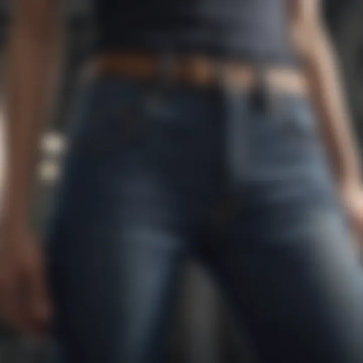A representation of sustainability practices in AYR jeans production