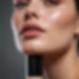 A close-up view of a BB cream tube with natural lighting