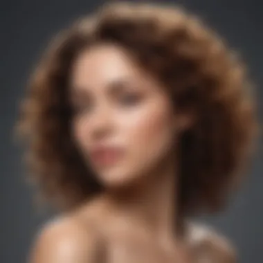 Hydrating Conditioner Texture Luxurious conditioner texture for hydrating curly hair