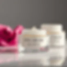 Luxurious jar of eye cream for dark circles