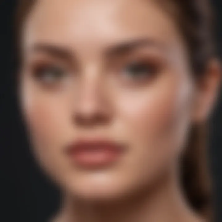 Visual representation of different skin types and their compatibility with scrubs