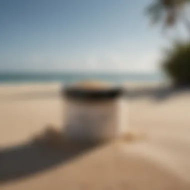 Luxurious beach setting with Bobbi Brown Beach Body Scrub