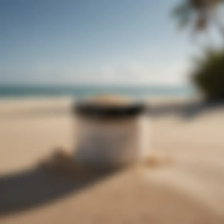 Luxurious beach setting with Bobbi Brown Beach Body Scrub