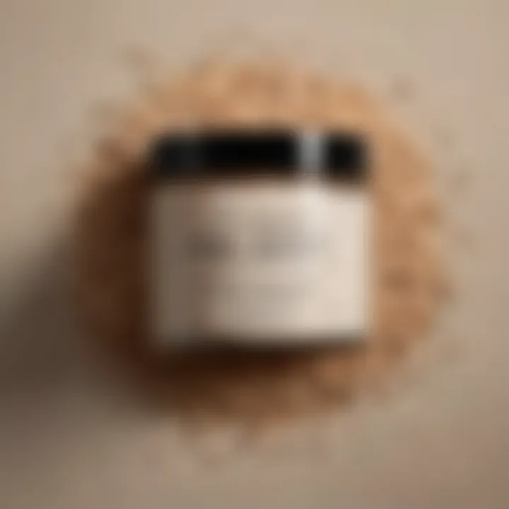 Ingredients of Bobbi Brown Beach Body Scrub displayed elegantly