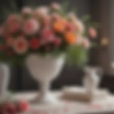 Elegant Floral Display Exquisite Floral Arrangement for Bridal Shower