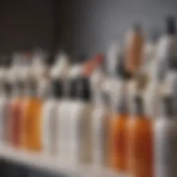 Olaplex treatment products arranged aesthetically