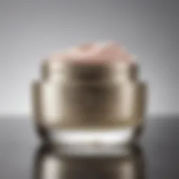 Close-up of a luxurious anti-aging cream jar
