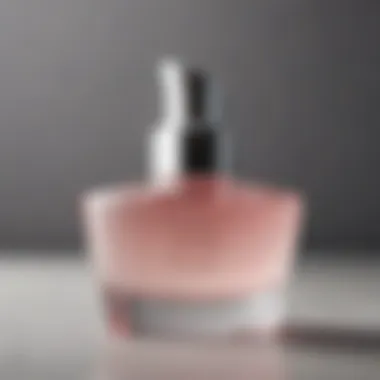 An elegant moisturizer bottle designed for vaginal care