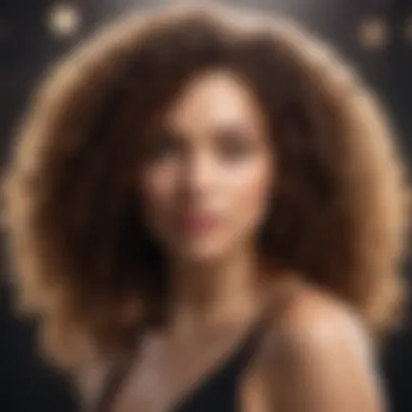 Confident Curly Haired Woman