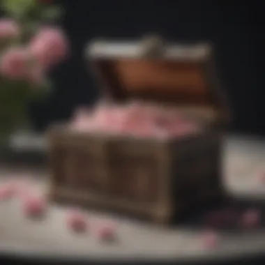 Jewelry Box for a Meaningful Gift Elegant jewelry box adorned with delicate flowers