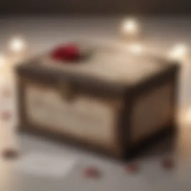 Keepsake Box for Treasured Memories Handcrafted keepsake box filled with love letters