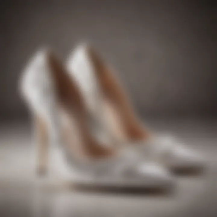 Elegance Personified in David's Bridal Shoes