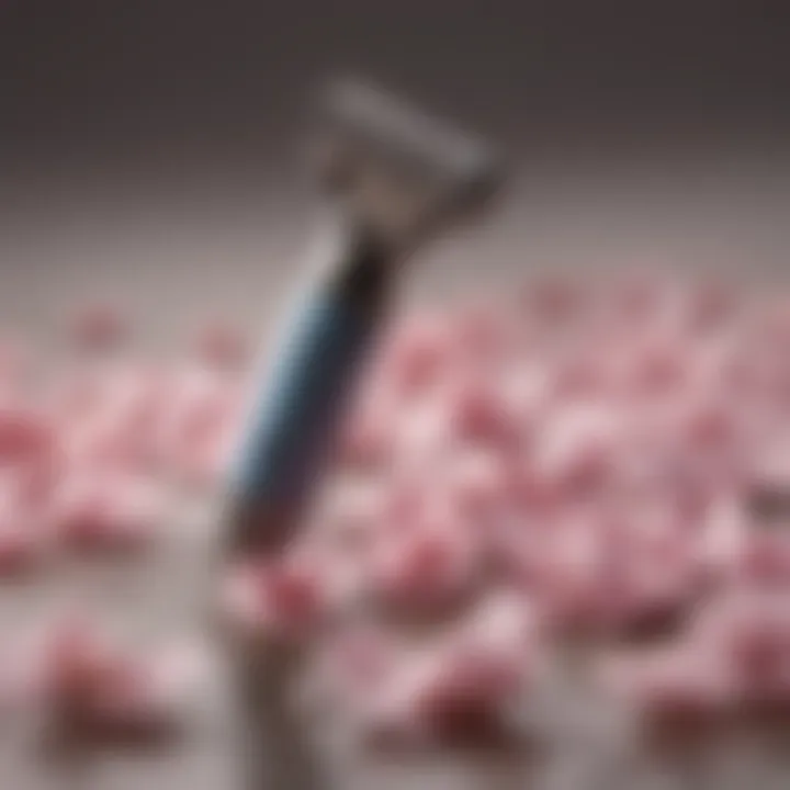 Delicate Flower Petal Razor