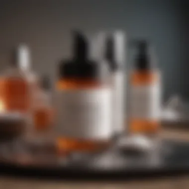 Essential Skin Care Products An organized skin care routine with essential products.
