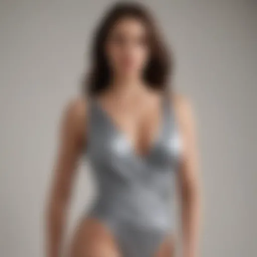 Elegant Draped Swimsuit for Full Busts