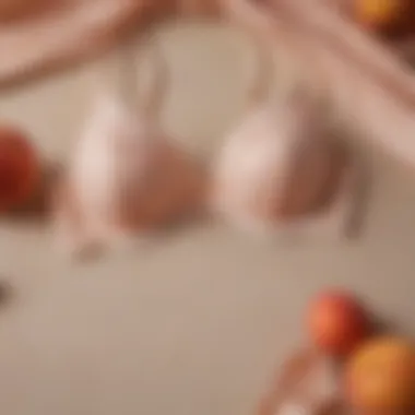 Peach Perfection: Lace Lingerie Set Elegant lace lingerie set in a soft peach hue