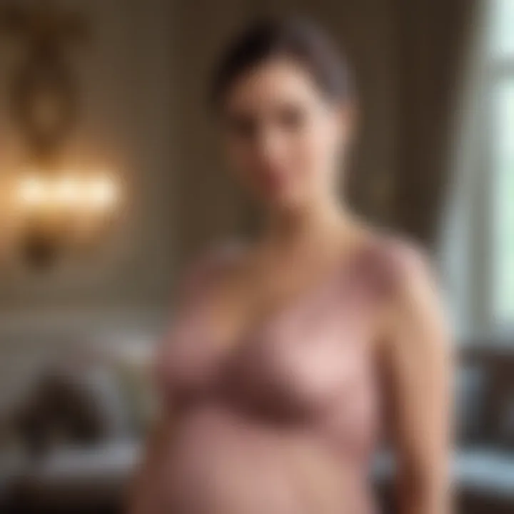 Pregnant Woman in Elegant Setting