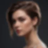 Ethereal Elegance: A stunning haircut exemplifying grace and sophistication