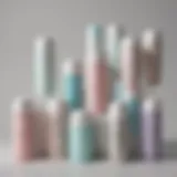 A selection of deodorants showcasing various formulations and packaging.