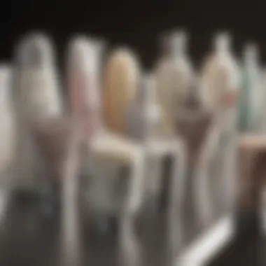 Variety of Effective Skin Creams Variety of hand creams on a display