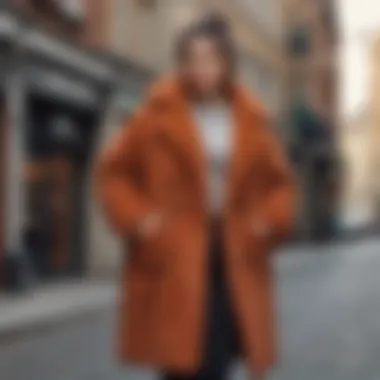 Trendy Plus Size Teddy Coat Street Style