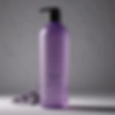Lavender-infused Clean Purple Shampoo Clean Purple Shampoo Bottle with Lavender Extracts
