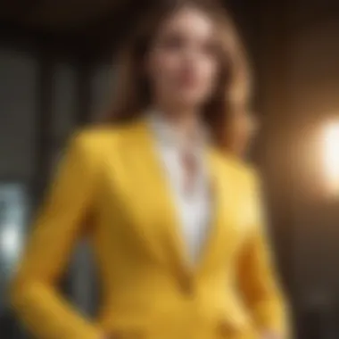 Sun-Kissed Yellow Power Suit Sun-Kissed Yellow Power Suit