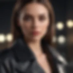 Chic clothing on a minimalist website