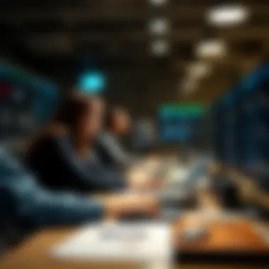 Technology Career Paths A digital workspace showcasing technology careers