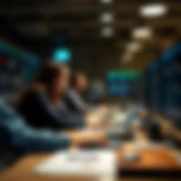 Technology Career Paths A digital workspace showcasing technology careers