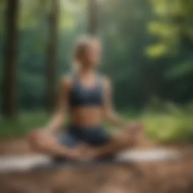 Outdoor Yoga Practice Carrie Underwood practicing yoga outdoors