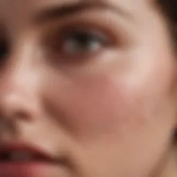 Skin Pore Exposed to Deep Blackhead