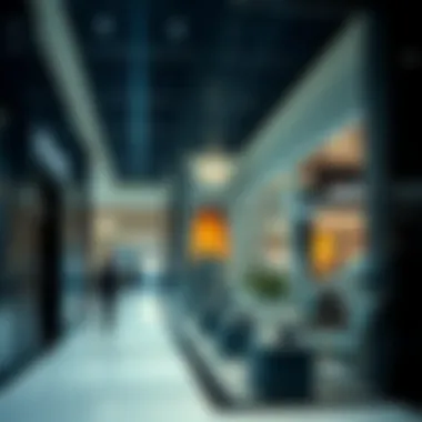 Interior view of Saks Fifth Avenue showcasing sophistication