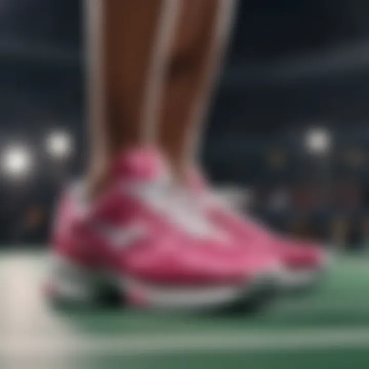 Fashion showcase featuring Serena Williams' influence on sports footwear
