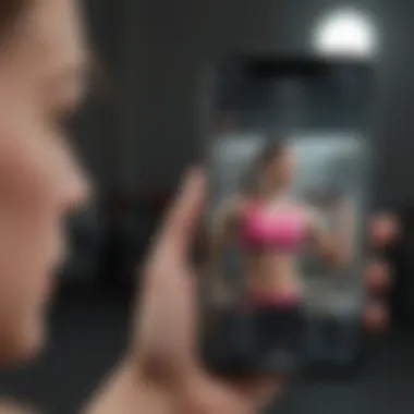 User-Friendly Interface of a Fitness App User-friendly interface of a fitness app
