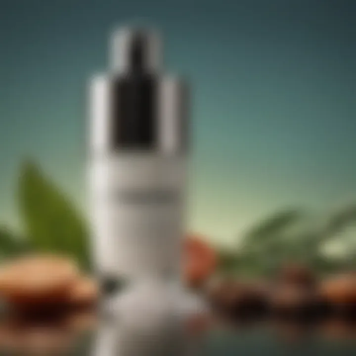 An assortment of natural ingredients commonly found in effective night creams