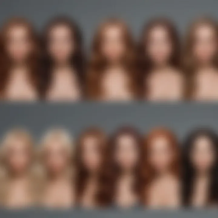 Comparison of various hair wavers on a sleek background