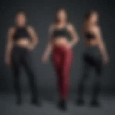 Tummy control leggings styled in different outfits