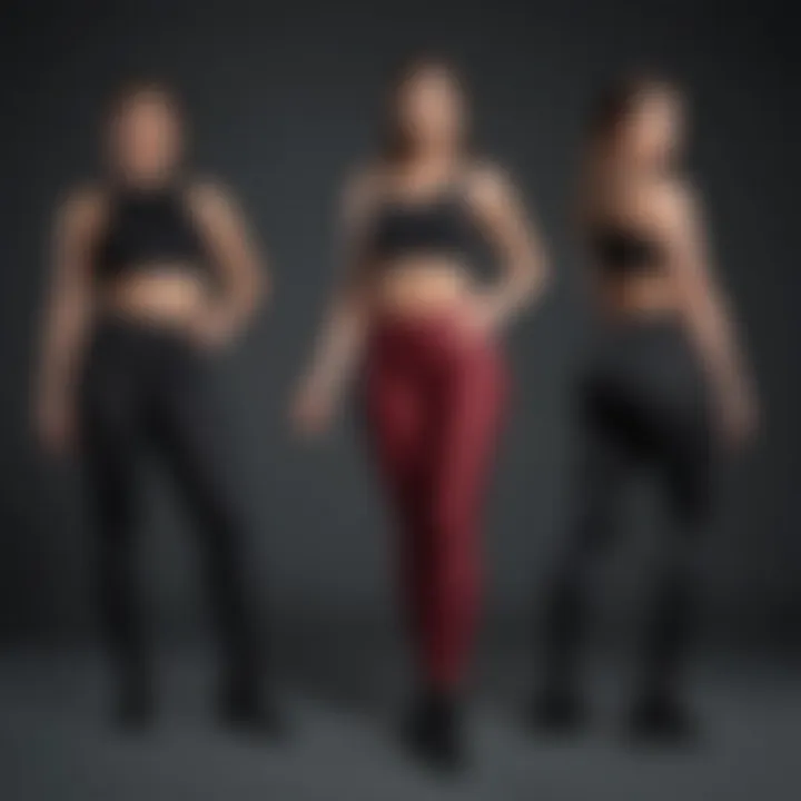 Tummy control leggings styled in different outfits