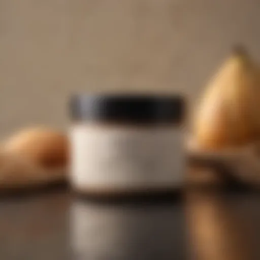 A luxurious jar of Espá Shave Mud showcasing its creamy texture and natural ingredients.