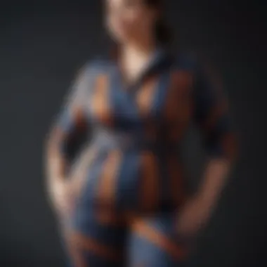 Fashionable Plus Size Jumpsuit with Bold Patterns