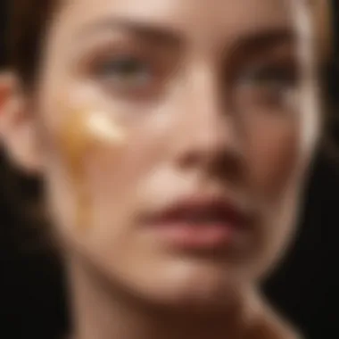 Golden Infusion: Wrinkle-Concealing Elixir Golden Spoon with Cream