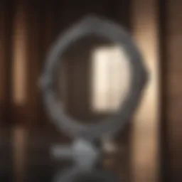 Elegant 5x mirror with intricate design