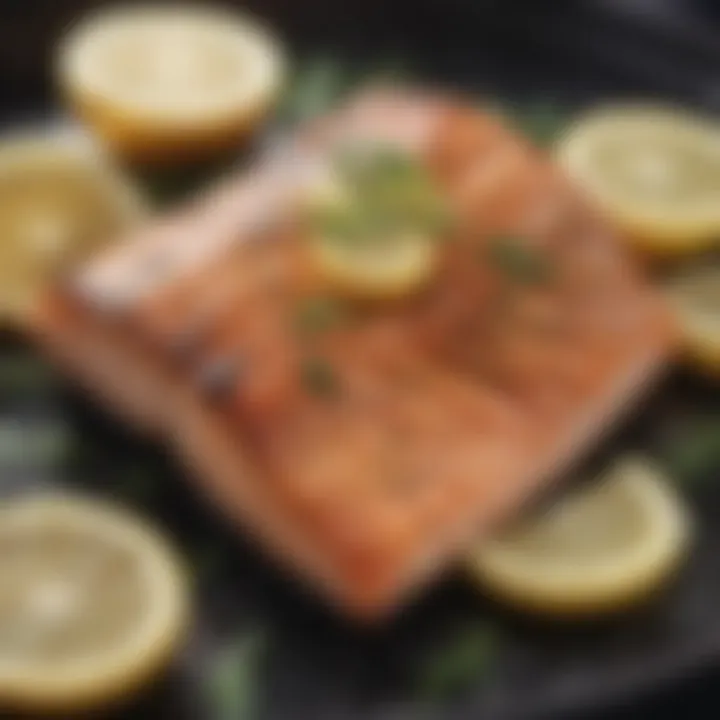 Grilled Salmon with Lemon and Herbs