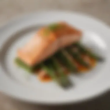 Salmon and Asparagus Dish