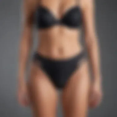 Geometric Cutout Bikini Bottom Stylish high-waisted bikini bottom with geometric cutouts