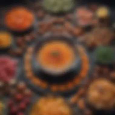 Fertility-Boosting Foods Colorful array of fertility-boosting foods